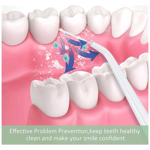 Idropulsore Dentale Oral Irrigator Mini Cordless Senza Fili Ricaricabile Usb - Foto 7