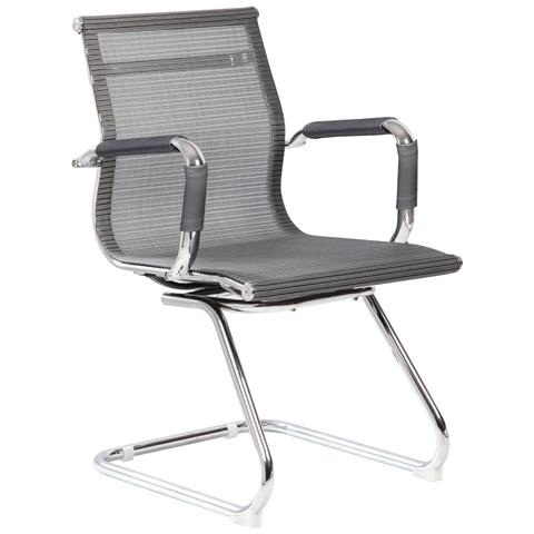 Sedia Balvano, Seduta Sala Da Attesa Per Ufficio Con Braccioli, Seduta Ergonomica Da Attesa, 62x54h89 Cm, Grigio - Foto 3