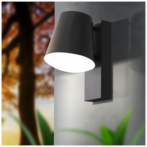 Applique Contemporanea Da Esterno Caldiero 1 Luce Acciaio Zincato Grigio - Foto 1