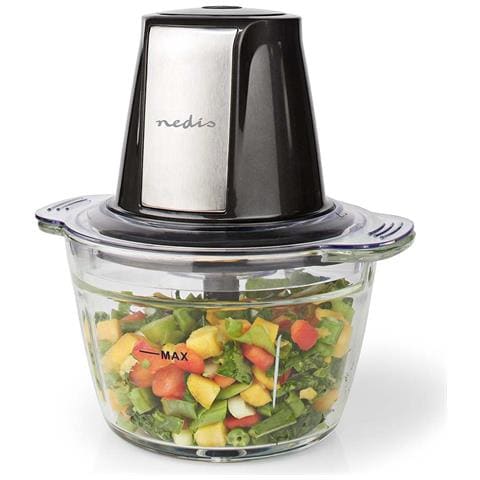 KAMC300CGY tritaverdure elettrico 1 L 500 W Nero, Argento, Trasparente - Foto 1