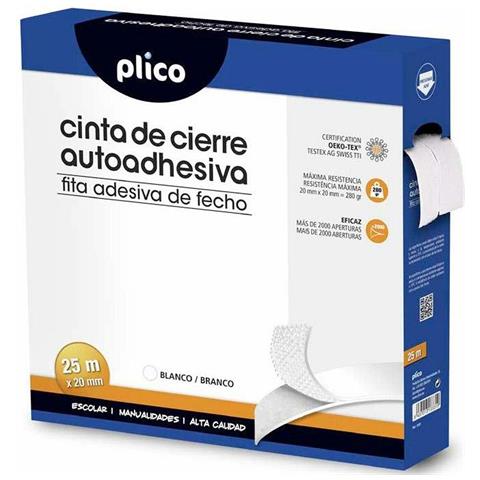 Nastro Adesivo Plico 20 Mm X 25 M Bianco - Foto 1