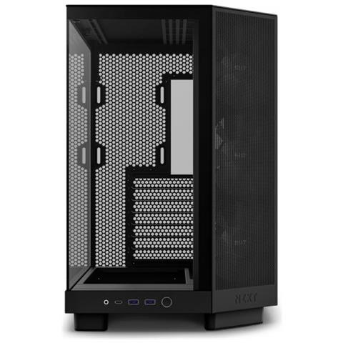 Case H6 Flow RGB Midi Tower Micro-ATX Mini-ITX 2 Porte USB 3.2 Gen 1 Type-A 1 x USB 3.2 Gen 2 Type-C Colore Nero - Foto 1