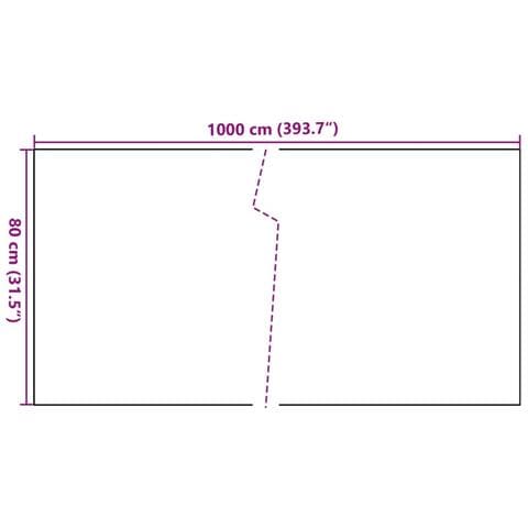 Paravento Da Balcone Antracite 1000x80 Cm In Polyrattan - Foto 8