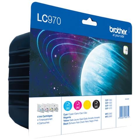 LC-970 Value Pack cartuccia d'inchiostro Originale Nero, Ciano, Magenta, Giallo - Foto 2