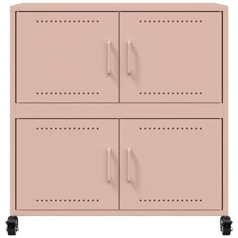 Credenza Rosa 68x39x72 cm in Acciaio - Foto 2