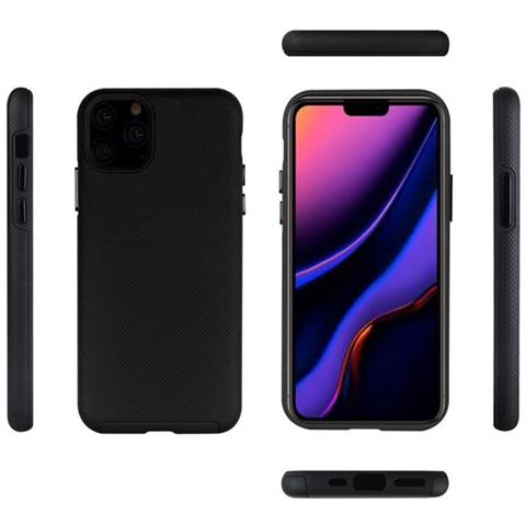 Cover Per Iphone 14 Pro Max Rigida 2 Strati Rinforzata Anticaduta 4m, Nero - Foto 4