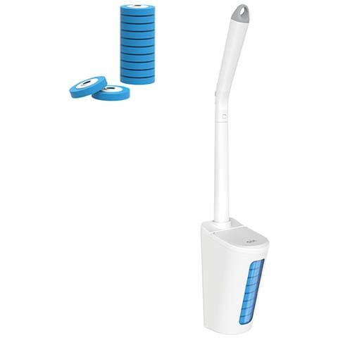 Scopino Usa E Getta Per Wc Con Ricariche Per Bacchetta Igienica (bacchetta+20 Ricariche) Lemon Flavor - Foto 1