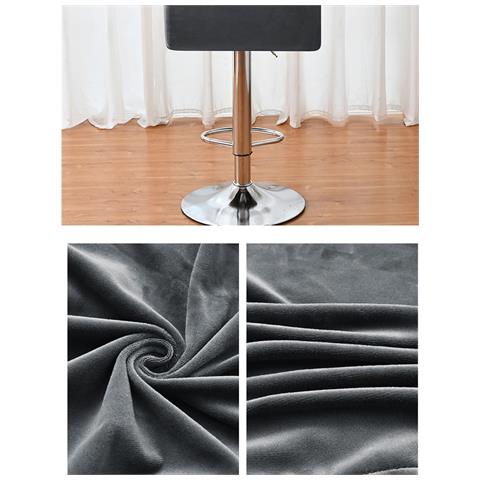Copertura Estensibile Per Sgabello Da Bar Darkgrey - Foto 2