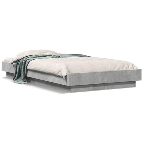 Giroletto Luci Led Grigio Cemento 75x190cm In Legno Multistrato - Foto 2