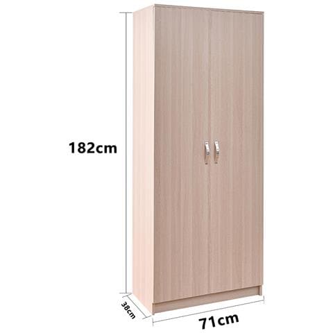 Mobile Armadio Scarpiera Casa 6 Ripiani Porta Scarpe Con 2 Ante Multiuso Olmo - Foto 4