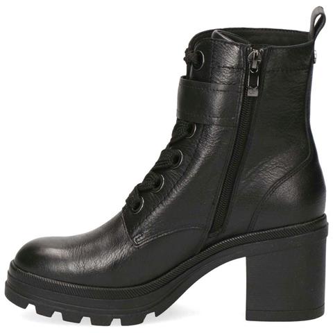 Black Casual Leather Booties Stivaletti Pelle Scarpe Donna Nero Eu 36, 9-25209-27-022 - Foto 3