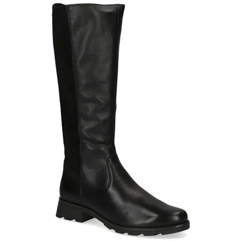 Black Comb Casual Closed Boots Stivaletti Pelle Scarpe Donna Nero Eu 38, 9-25611-41-019 - Foto 1