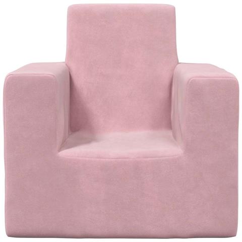 Divano per Bambini Rosa in Morbido Peluche - Foto 7