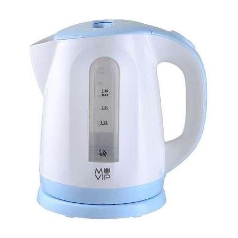 Bollitore Elettrico Potenza 2200 W Capacità 1,8 L Colore Bianco Blu - Foto 1