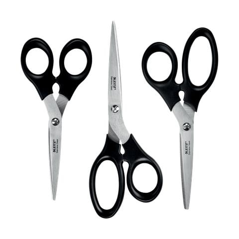 Leitz 54260095 Forbici Da Cancelleria Forbici Da Ufficio Taglio A Zig Zag Nero Acciaio Inox - Foto 1