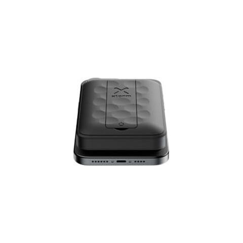 Powerbank 10 000mah Con Supporto Magnetico Wireless Fs5w101 E Funzione Stand, Nero - Foto 5