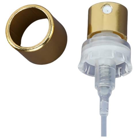 Boccetta Di Profumo Spruzzino Ugello 02-15 Dimensione Del Collo Tappo Di Plastica Con Coperchio Interno Gold - Foto 1
