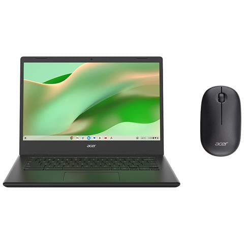 Notebook Acer Chromebook CBOA314-1H-C39R Mouse Intel Celeron N4500 Monitor 14" Full HD RAM 8GB 128GB eMMC ChromeOS Nero - Foto 1