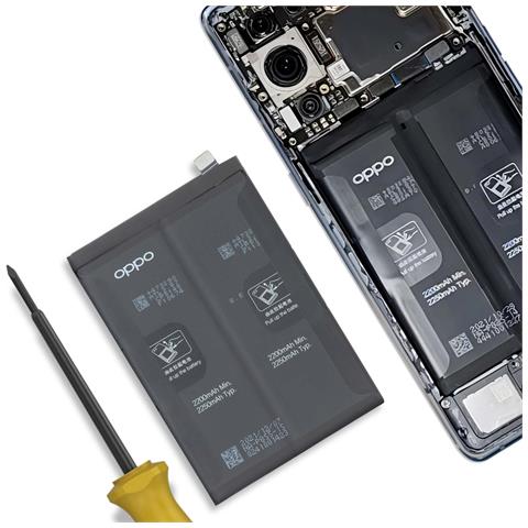 Batteria Interna Per Oppo Reno 6 Pro 4500mah Originale, Bianco - Foto 4