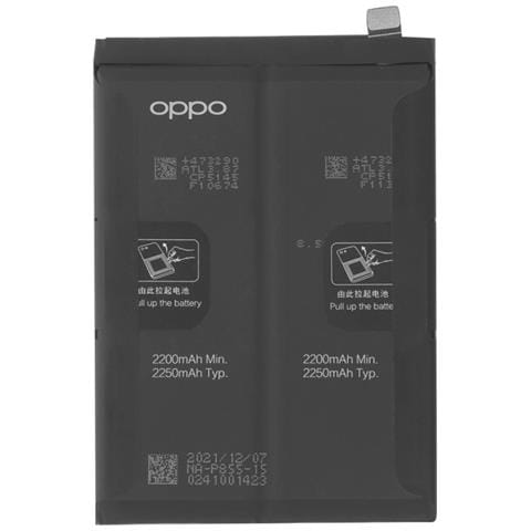 Batteria Interna Per Oppo Reno 6 Pro 4500mah Originale, Bianco - Foto 1