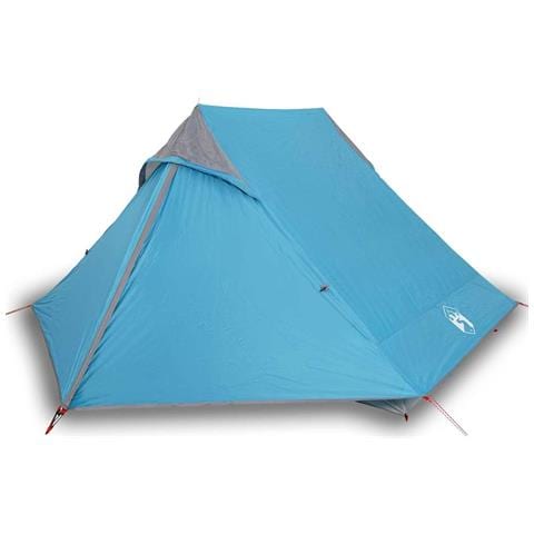 Tenda da Campeggio per 2 Persone Blu Impermeabile - Foto 1