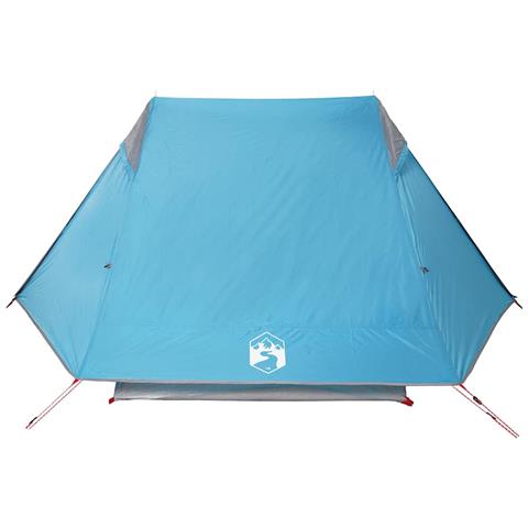 Tenda da Campeggio per 2 Persone Blu Impermeabile - Foto 9