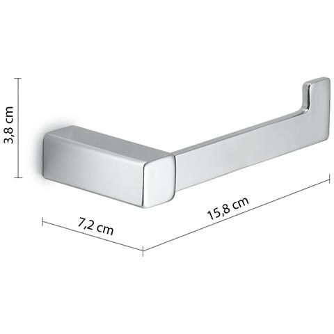 Portarotolo Da Muro In Acciaio Inox, Alluminio E Cromall Sg24 Gedy Serie Spluga Cromato - Foto 2
