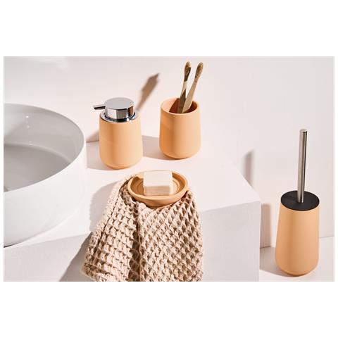 Set Da 4 Accessori Per Il Bagno Suches Arancione - Foto 1