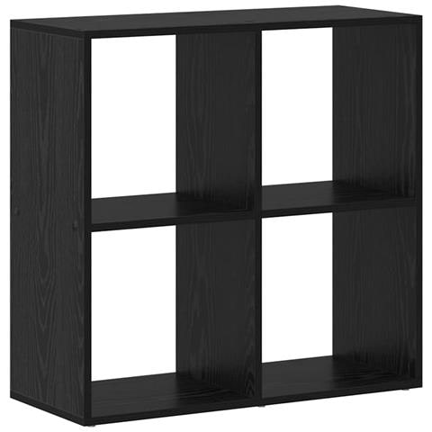 Armadio per Libri Rovere nero 69.5 x 29 x 69.5 cm - Foto 1