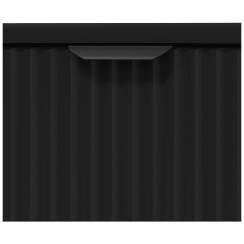 Set di mobili per il bagno Plaid 3 pcs Nero 39.5 x 36 x 88 cm - Foto 9