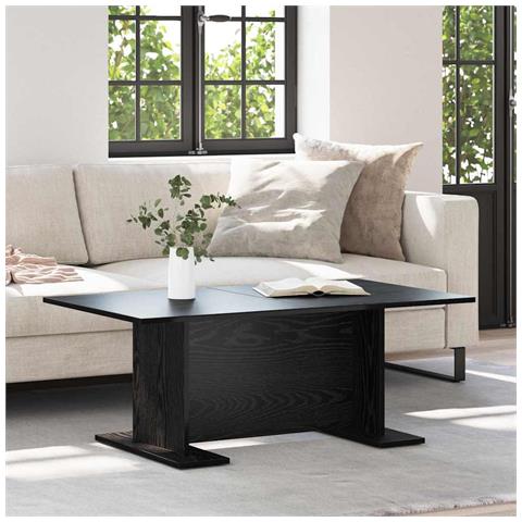 Tavolino da salotto Rovere nero 103,5 x 60 x 40 cm - Foto 2