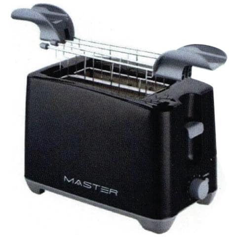 Tostapane TOAST04M-BK - 750W con 2 Pinze Acciaio - Nero - Foto 1