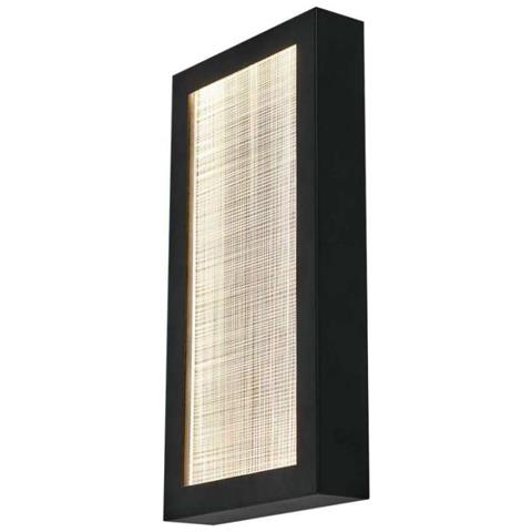 Applique LED da Muro 20W Corpo Nero 200*50*400mm 3000K IP65, colore Nero - Foto 1