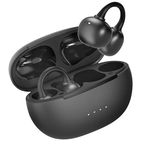 Auricolari True Wireless Open-ear Airclip Con Enc, Nero - Foto 1
