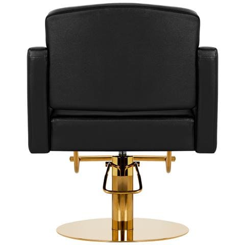 poltrona parrucchiere Turyn nero-oro - Foto 2