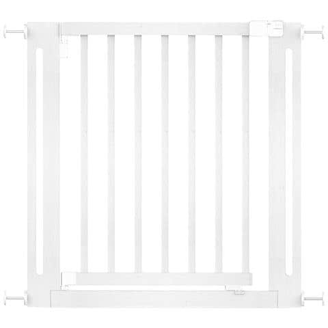Safetots Cancelletto Elegance In Legno, Bianco, 79cm - 87cm, Cancelletto Di Sicurezza A Pressione, Passaggio Extra Largo Di 57cm - Foto 1