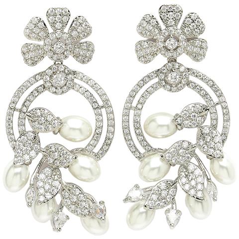 Collezione Diva Orecchini a Goccia alla Moda in Zirconia - Foto 5