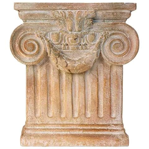 Colonna Decorativa In Magnesio Invecchiato 41,5x20x47h Cm - Foto 2