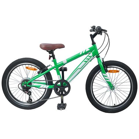 Mountain Bike 20 Pollici 6-Speed per bambini di 5-8 anni Verde - Foto 1