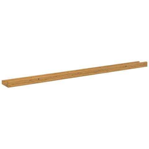 Scaffale da parete 4 pcs Beige 100 x 9 x 3 cm Legno multistrato - Foto 9