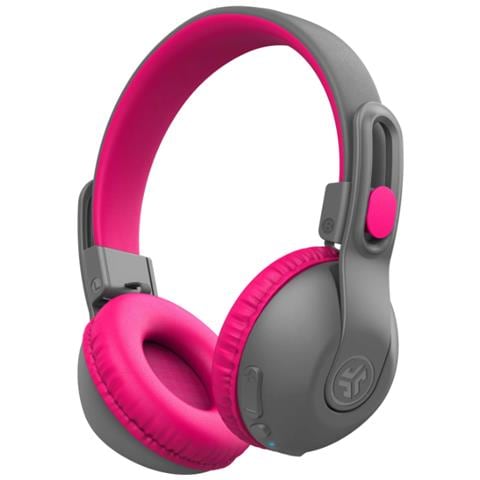 JBuddies Studio 2 Auricolare Con cavo e senza cavo A Padiglione Musica e Chiamate USB tipo-C Bluetooth Grigio, Rosa - Foto 1