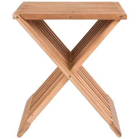 Sgabello Basso Erto-marrone-legno-35x40x45 Cm - Foto 2