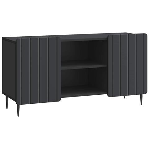 Mobile TV Nero 102 x 34,5 x 52 cm Legno ingegnerizzato - Foto 1