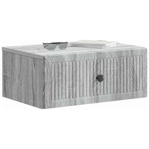 Armadio da Notte con cassetto Grigio Sonoma 49 x 34,5 x 20 cm - Foto 2