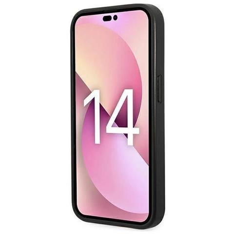 Karl Lagerfeld Klhcp14xsapkhg Custodia Iphone 14 Pro Max 6.7 Argento Saffiano Con Patch Testa Di Karl - Foto 3