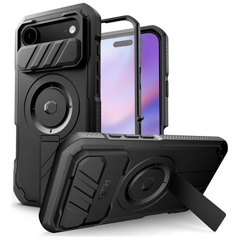 Custodia Per Iphone 17 Air Nera In Kevlar Con Magsafe - Foto 2