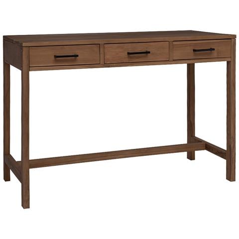 Scrivania con Cassetti Naturale Legno di teak solido - Foto 1