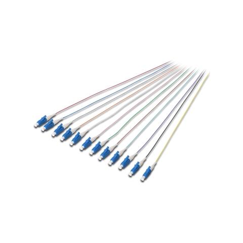 Set 12 Cavi Pigtail Fibra Ottica Colorati Connettori Lc Os1 09/125 Simplex - Foto 2