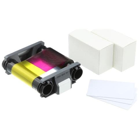 Pack consumabili Nastro a colori YMCKO con 100 badge in PVC - Foto 2