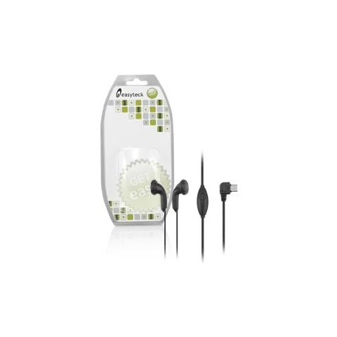 Auricolari Stereo microUSB per T116 colore nero - Foto 1